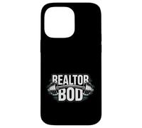 Realtor Bod Real Estate Agent Fitness Routine Gym -- Custodia per iPhone 14 Pro Max