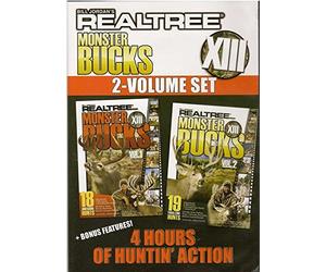 Realtree?? Monster Bucks Xiii Vol 1 & 2 Deer Hunting DVD 12