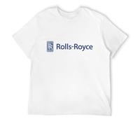 realx Suspension Rolls Royce T-Shirt avec Logo Aerospace Men's T Shirt White L