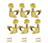 reamhome 1 set testa ovale completamente chiuso chitarra elettrica String manopole folk chitarra String Winder chiavi di sintonia facile da usare