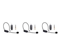 reamhome 3X Nuovo 2 in 1 Handheld UHF Microfono Senza Fili Professionale Head-Wear Mic Amplificatore Volume per Insegnamento Discorso