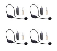reamhome 4X Nuovo 2 in 1 Handheld UHF Microfono Senza Fili Professionale Head-Wear Mic Amplificatore Volume per Insegnamento Discorso