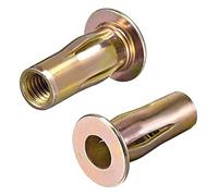 reamhome Dado rivetto multi-presa, M8 pre-bulbed in acciaio al carbonio colorato zincato piatto filettato dado inserto 25 pezzi