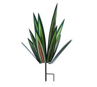 reamhome Grande scultura rustica di tequila, piante rustiche di agave in metallo per patio esterno, decorazione per la casa Agave in metallo dipinta a mano, A