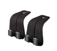 reamhome Set di 2 ganci doppi personalizzati per schienale sedile auto accessori auto gancio in metallo nero