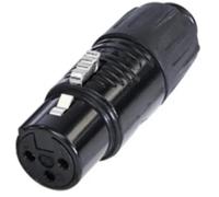 Rean AV RA3FT-B Adattatore XLR Spina Mini XLR - Presa Mini XLR Numero Poli (nu