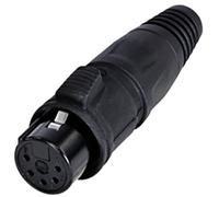 Rean AV RCX5F-Z-001-1 Connettore XLR Presa dritta Numero Poli (num): 5 1 pz.