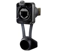 Rean AV RJ45 Feedthrough, IP65 Airtight RRE8F-Z-010-1 Presa Nero 1 pz.