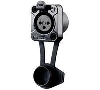 Rean AV RRX3F-Z-012-1 Connettore XLR Presa Numero Poli (num): 3 Nero 1 pz.