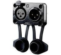 Rean AV RRX3MF-Z-012-1 Connettore XLR Spina, Presa Numero Poli (num): 3 Nero 1