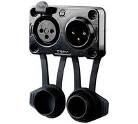 Rean AV RRX3MF-Z-012-1 Connettore XLR Spina, Presa Numero Poli (num): 3 Nero 1