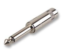 REAN Connettore Jack Mono 6,35mm (1/4″), 2 Poli, Nichelato