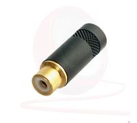 REAN NYS372P-BG Femmina Phono Rca Connettore Spinotto. Nero Marking, Large Entry
