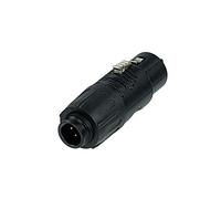 Rean RA3FT-B - Adattatore audio a 3 poli, da XLR a Mini-XLR, contatti dorati