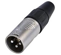 REAN RC3M Spinotto XLR a 3 Poli, Alloggiamento in Nickel