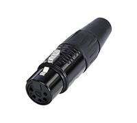 Rean RC5F-B AV Connettore XLR Presa Dritta 5 Pin 1 Pezzo