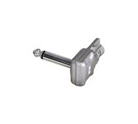 REAN RP2RCF - Connettore jack da 6,3 mm ad angolo piatto a 2 poli TS Pancake per effetti