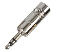 REAN Spinotto Jack 3 Poli 3.5mm Metallico con Rinforzo a Crimpatura