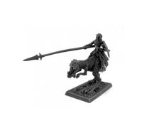 Reaper Dark Elf Hero on Lizard Miniature Figure 25mm Heroic Scale Bones USA Mini