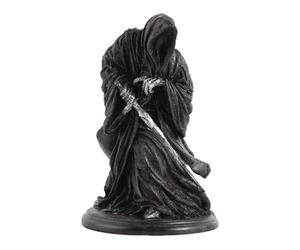 Reaper Grim Statua in Resina - Statua Grim, Statua di Falce in piedi, Reaper Grim Statua Decorazione con Scythe, Mietitore Grim Decorazione Casa Fantasmata, Rifugio della Morte Gothic