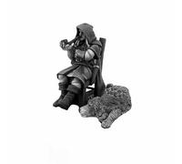 Reaper Mysterious Stranger and Hound Miniature 25 mm Heroic Scale Figure Dungeon Dwellers Miniature