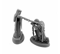 Reaper The Oath Queen and Knight Miniature 25mm Heroic Scale Figure Dungeon Dwel