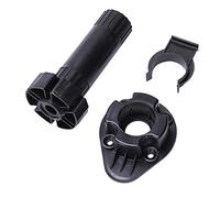 Reapyyt 2 X Gambe in Plastica Regolabili in Altezza per da Cucina, Coppia di Gambe Nere