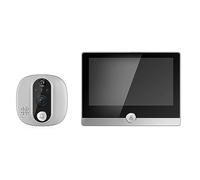 Reapyyt Schermo LCD WiFi TUYA da 4,3 Pollici Campanello Digitale Citofono 1080P Visione Notturna Spioncino Elettronico Visualizzatore Videocamera Facile da Usare