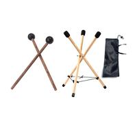 Reapyyt Supporto per Batteria Supporto per Handpan Supporto per Rullante In Legno Massiccio per Treppiede Supporto per Batteria per Strumenti A Percussione da 10 A 15 Pollici