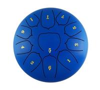 Reapyyt Tamburello in acciaio a 11 toni da 15,2 cm, bacchetta per batteria a percussione strumento musicale tamburello accessori per tamburelli - C