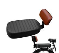 Rear Back Seat For Bike | Adjustable Strap Saddle Cushion Replacement | Wit | With Backrest No Slip Rear Child Bike Seat For Boys Girls Young Children Long Riding Outdoor City Street Biking Back Seat For