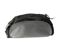 Rear Bike Bags For Racks - Multi Angle Reflective Layout | Premium Rainproof Mud Defending Fabric Adjustable Strap System | Motorcycle Touring Commuting Camping Use Case, 400g Lightweight Pannier Buil