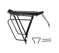 Rear Bike Rack, Quick Release Cargo Racks, Aluminum Alloy Luggage Carrier, Sturdy Back Support Frame, Compact Ideal for Road Bikes, Beach Riding, Garage Storage, Adult Biking