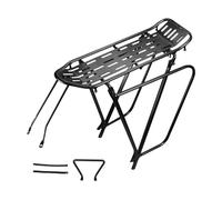 Rear Bike Rack, Quick Release Carrier, Aluminum Cargo Stand, Adjustable Mount System, Sturdy Alloy Frame, Universals Fit Design, Load Support, Easy Install, Lightweight Build, Beach, Road