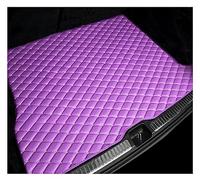 Rear Boot Mats Bagagliaio Di Un'auto Tappetini Per VW Per Caddy Per Maxi 2015 2016 2017 2018 2019 2020 7 Posti Tappeti In Pelle Auto Matts Accessori Interni Tappeto Auto(Viola)