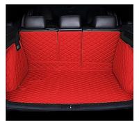 Rear Boot Mats Tappetini Auto Per Q7 4L MK1 5 Posti Cuscinetti Protettivi Impermeabili Tappetino Bagagliaio Posteriore Accessori Tappeto Auto(R Red,Full cover)