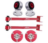 Rear Control Camber Arms + Control Arm Bushings + Camber Plates for BMW E46 new