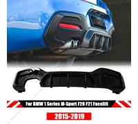 Rear Diffuser For BMW 1 Series F20 F21 M-Sport Hatchback LCI 2015-19 Gloss Black