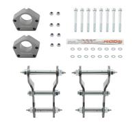 Rear Greasable H-Shackles + Spacers for Toyota Hilux YN107 3Y VZN167 VZN172