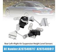 Rear Left+Right Air Suspension Height Level Sensors Per Mercedes W212 S212 A207.