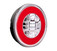 FANALE POSTERIORE ROTONDO PER CAMION AUTOCARRO RIMORCHIO O-LED OMOLOGATO 12/24V