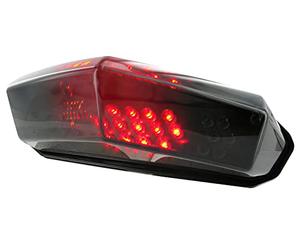 Rear STR8 Black Line LED + indicatore di direzione, funzione universale 15 x 8.5 cm with E-mark