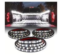 Rear Tail Light 2in1 3in1 LED Bianco Camion Letto Striscia Luminosa 150 Cm Con Interruttore On/off Fusibile A Lama Per Camioncino SUV RV Barca Lampada Decorativa Fanalino Posteriore(3in1)