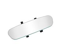 Rear View Mirror, Panoramic Interior Wide Angle Mirror, Blind Spot Reduction Accessory, Automotive Replacement Part, Fit for Sedan Trucks SUVs Auto Vehicles 10.63x3.39 Inches