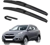 Rear Windscreen Wiper Blade And Arm Set Fit for Hyundai IX35 2010 2011 2012 2013 2014 2015 24in+16in, Windscreen Wiper Assembly Replacement.