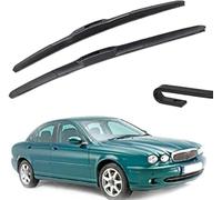 Rear Windscreen Wiper Blade And Arm Set Fit for Jaguar X-Type Saloon 2001 2002 2003 2004 2005 2006 2007 2008 2009 22in+19in, Windscreen Wiper Assembly Replacement.