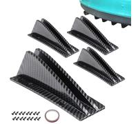 rearbumperSpoiler for Car,Shark Fin Diffuser Kit - rearbumperDeflector for Enhanced rearbumperProtection, Car Modified Accessories