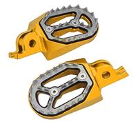 Rearset Pedane Poggiapiedi Per SUZUKI Per RMZ250 Per KX250 Per KX250F 2005-2015 Poggiapiedi Pedali Motociclette(Golden)