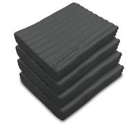 ReArt Plastilina modellabile a base di olio non essiccante, 1,2 kg, non indurente, riutilizzabile, non tossica, senza cottura, base a olio professionale, senza zolfo, argilla scolpente (nero)