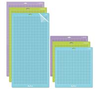 ReArt Tappetino da taglio Varietà 6 confezioni per Cricut Maker 3/Maker/Explore 3/Air 2/Air/One adesivo di ricambio - forte, standard, leggero, 30,5 x 30,5 cm x 3 confezioni, 30,5 x 61 cm x 3